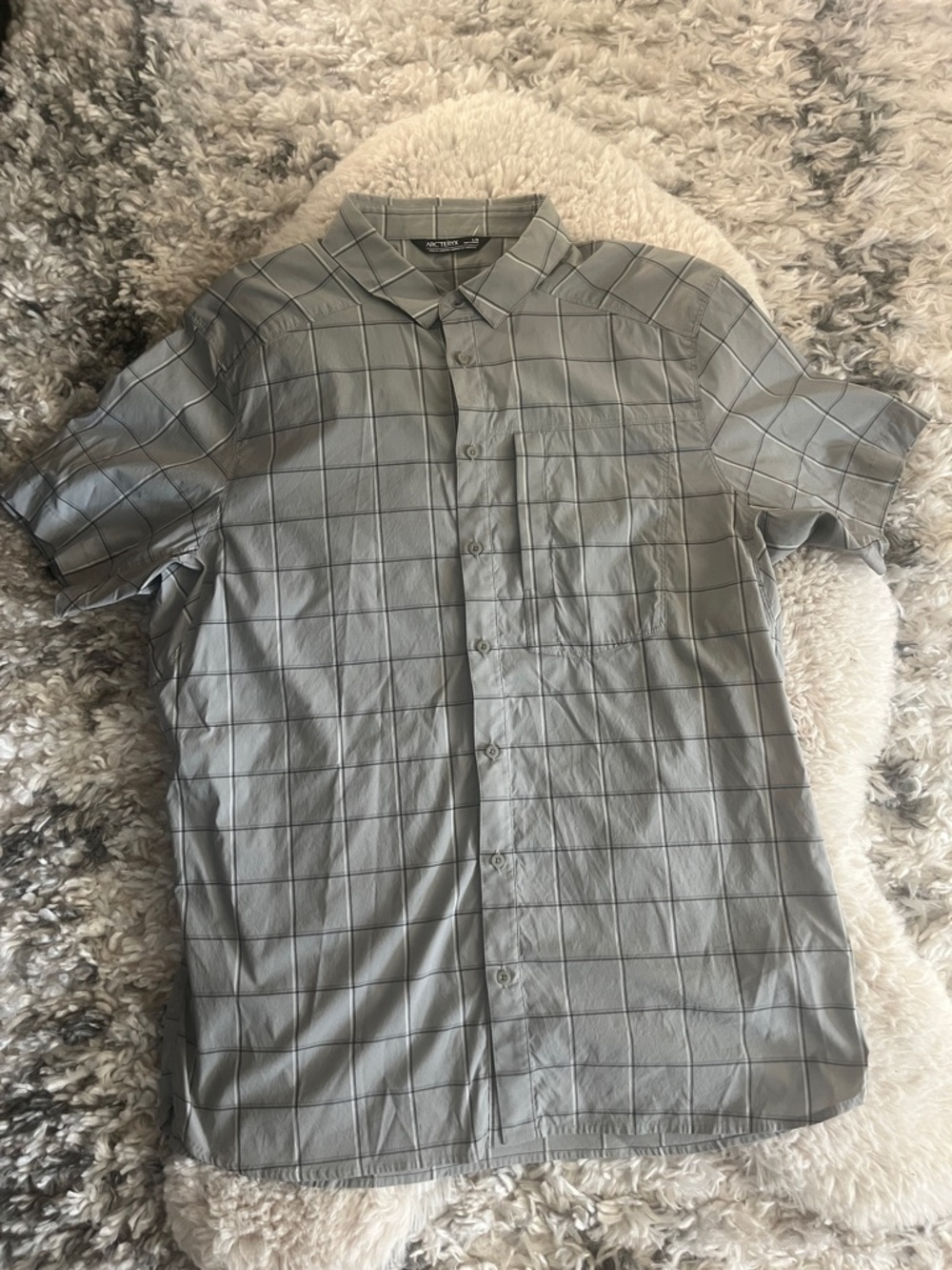Arcteryx plaid hiking shirt LG